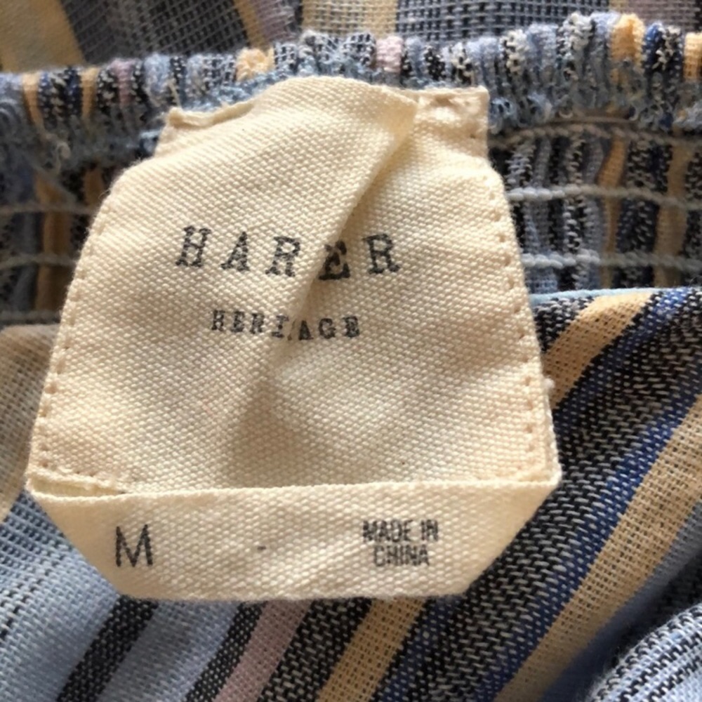 🎭HARPER HARITAGE🎭STRIPE STRAPLESS JUMPSUIT🎭 - Picture 7 of 7